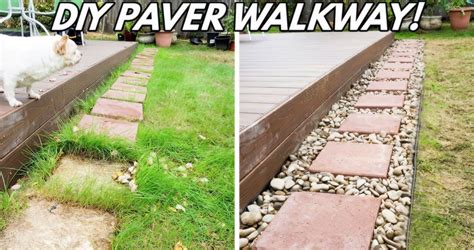 Simple DIY Paver Walkway