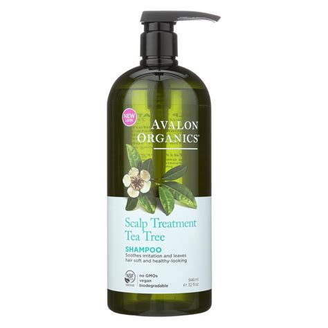 Avalon Organics Scalp Treatment Tea Tree Shampoo 32 Fl Oz