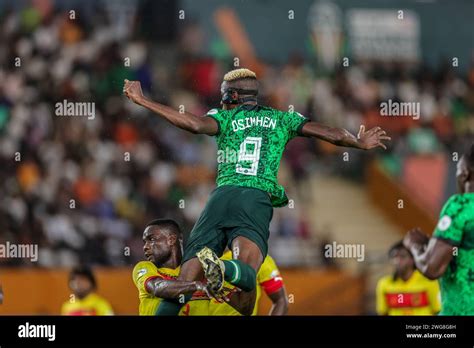 Abidjan Nigeria 2nd Feb 2024 Nigeria Vs Angola Quarter Final At