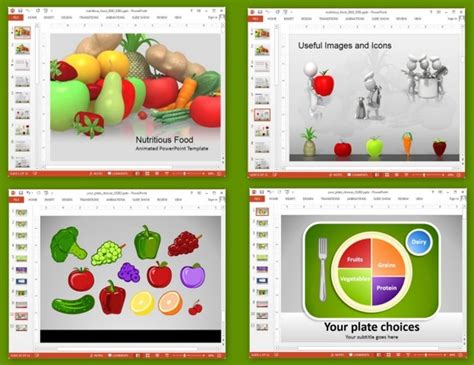 Animated Nutrition Presentation Templates For PowerPoint