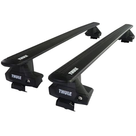 Thule WingBar Evo Black Roof Rack For Audi A1 Sportback 12 18