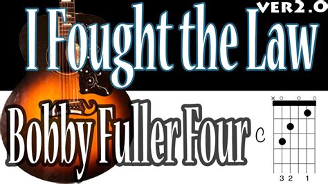 I Fought The Law Easy Guitar Lesson Bobby Fuller Four Ver20 Youtube