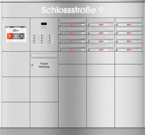 Paketanlagen, Paketkastenanlage für Mehrfamilienhäuser | Max Knobloch
