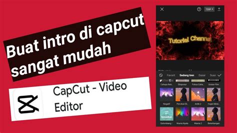 Cara Buat Intro Youtube Di Capcut Youtube