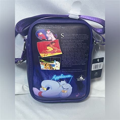 Buckle Down Bags Nwtbuckledown Disneys Aladdin Crossbody Bag Vhs