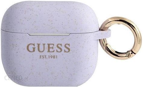 Guess Etui Do Airpods Silicone Glitter Pokrowiec Etui Na Telefon