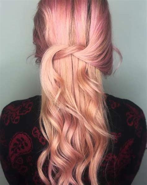 43 Trendy Rose Gold Hair Color Ideas - StayGlam