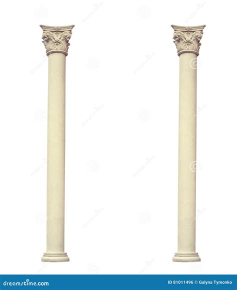 Corinthian Order. The Columns Of The Building. View From Below. Royalty-Free Stock Photography ...