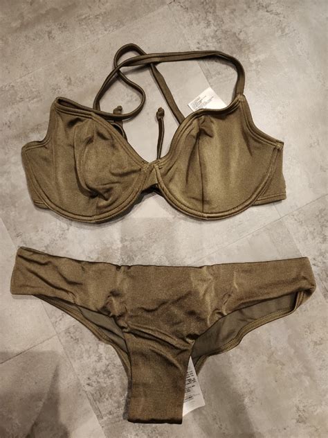 Billabong Olive Green Bikini Set Women S Fashion Swimwear Bikinis