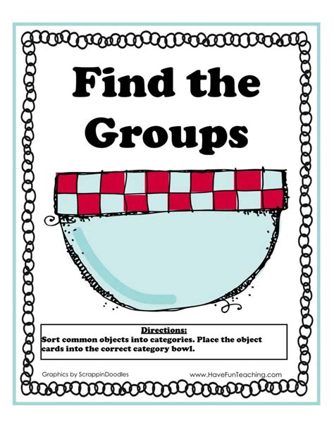 Find The Groups Grouping Activity By Teach Simple