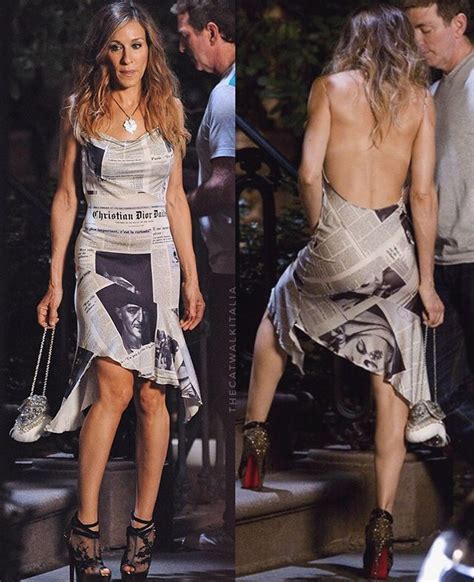 Carrie Bradshaw Iconic Newspaper Dress Moda Primavera Verano Moda