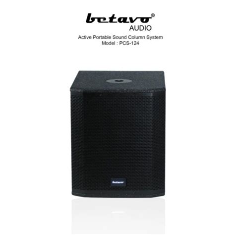 Jual Speaker Aktif Column Professional Betavo Original Pcs 124 Pcs124