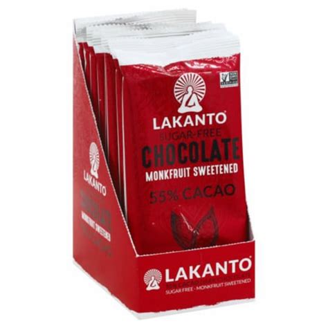 Lakanto Sugar Free Cacao Chocolate Bar Ounce Pack Bars