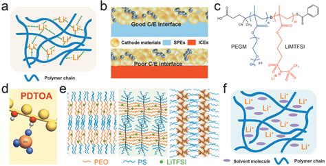 Polymer Solid Electrolytes A Schematic Diagram Of Polymer Solid