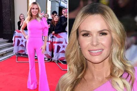 Bgt Babe Amanda Holden Grabs Peachy Rear In Skintight Outfit For Racy