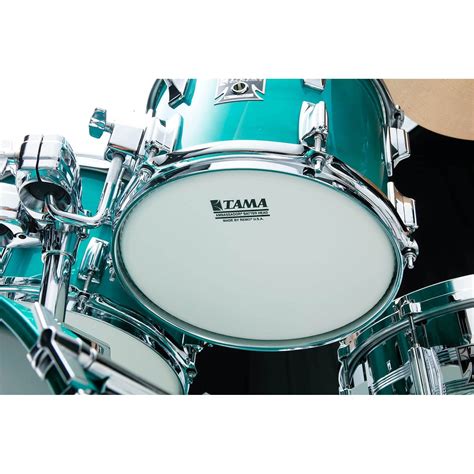 Tama 50th Anniversary Superstar Reissue 4pc Drum Set Aqua Marine Dcp