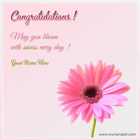 Write Name On Congratulations On Your Promotion Greeting Picture