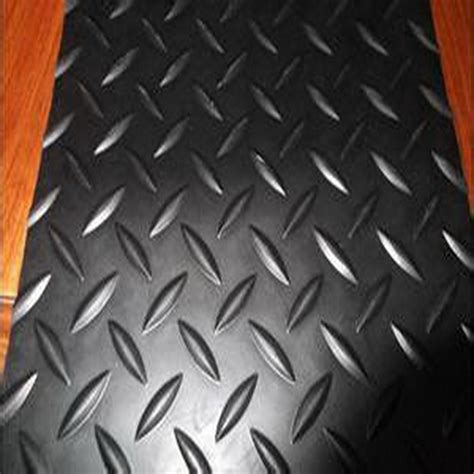 China Anti Slip Diamond Rubber Sheet Mat Willow Rubber Sheet Floor