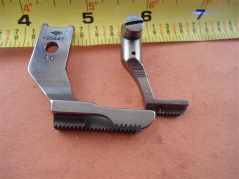 DOUBLE TOE WELTING WALKING FOOT SET 42519X20T 5 16 8mm PFAFF 1245