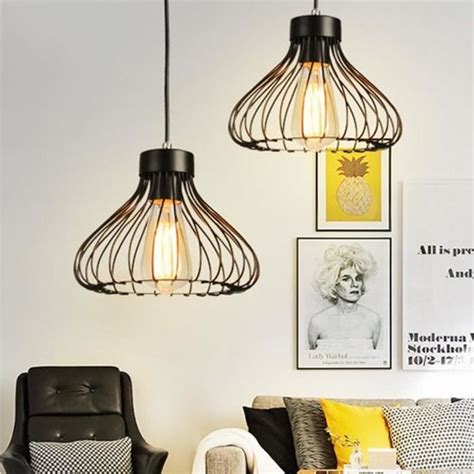 Uni Lot De Pendentif Luminaire Lustre Suspension R Tro Industrielle