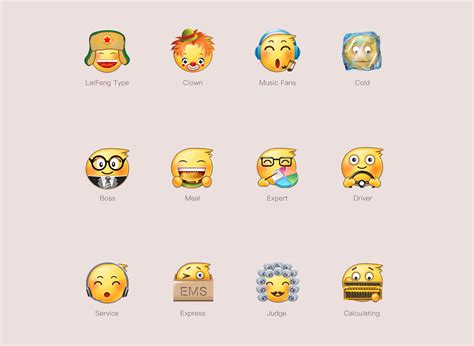 50 Stickers For Instant Messenger APP on Behance