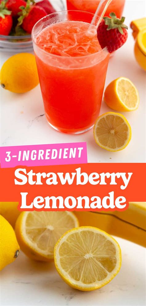 Easy Strawberry Lemonade Design Eat Repeat