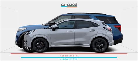 Dimensions Ford Puma 2019 Present Vs Ford Explorer 2019 Present