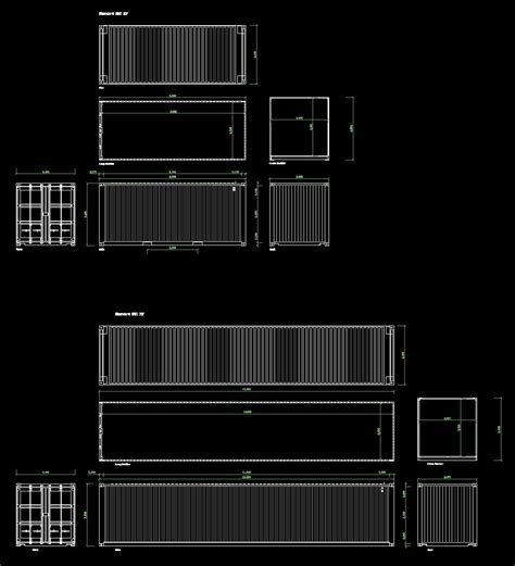 Shipping Container Cad Blocks Autocad Drawings Off Sexiz Pix