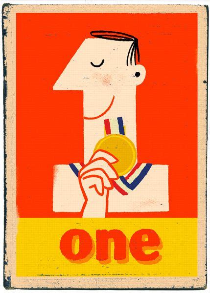 Illustrated Numbers By Paul Thurlby Alphabet Illustration Art Deco