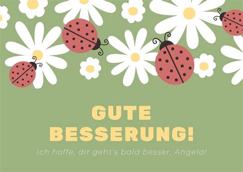 Kostenlose Vorlagen für Gute-Besserung-Karten | Canva