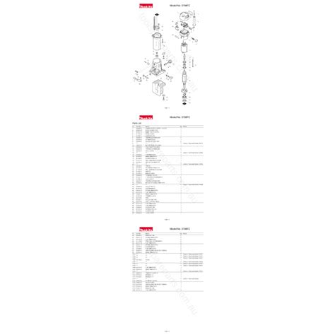 Makita 3708fc Spare Parts