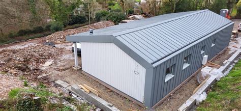 C51 Silver Grey Cedral Click Smooth Allet Cornwall Elite Cladding