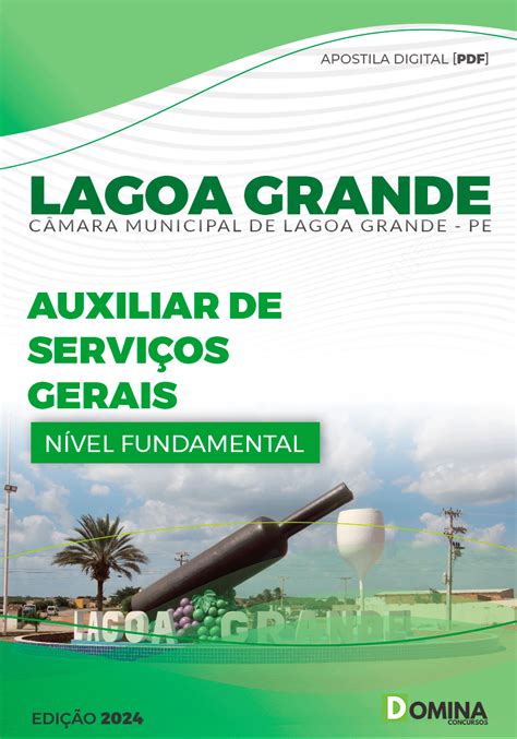 Apostila C Mara Lagoa Grande Pe Auxiliar Servi Os Gerais