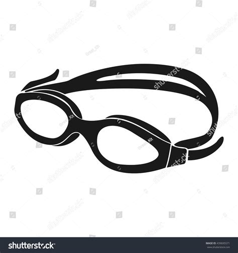 Swimming Goggles Icon Vector Flat Vector Stock Vector Royalty Free