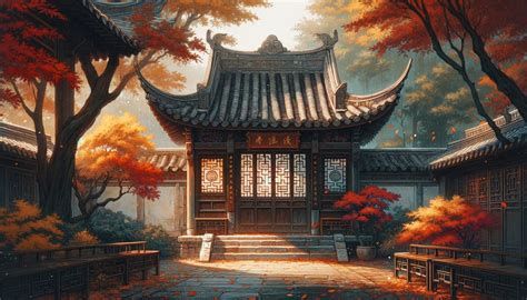 Anime painting of a Japanese temple • VIARAMI