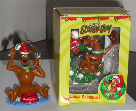 Scooby Doo Christmas Tree Ornaments Baseball Eating Food Bowl Toboggan ...