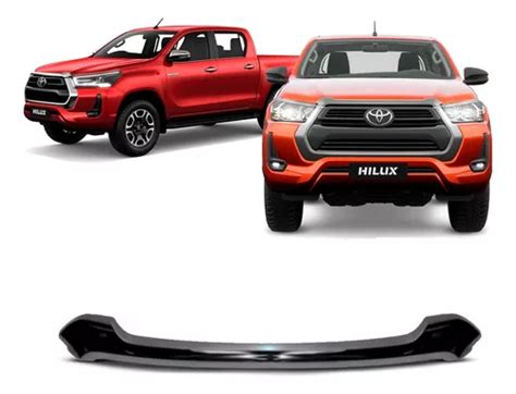 Friso Moldura Capo Preto Toyota Hilux Picape