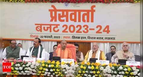 Uttar Pradesh Budget 2023 Yogi Adityanath Govt Presents Rs 690 Lakh Crore Budget For 2023 24