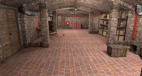 Basement Interior 3d Model Turbosquid 1447395