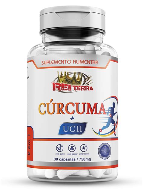 Cúrcuma UCII 750mg 30 Cápsulas Rei Terra Empório Aruna