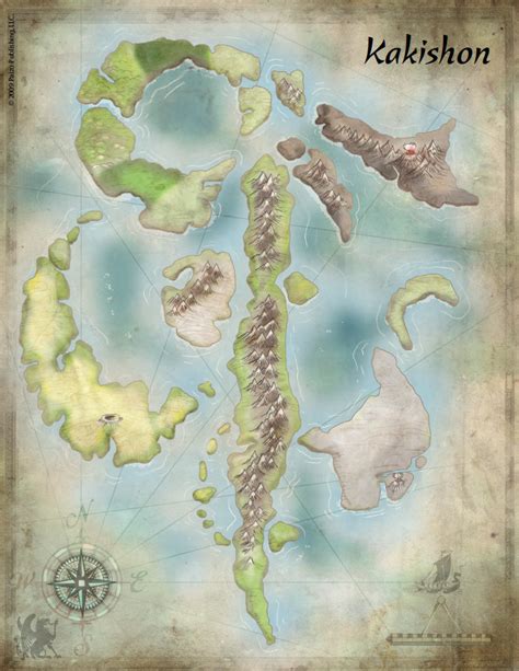 Legacy Of Fire Kakishon Fantasy Map Landscape Paintings Fantasy