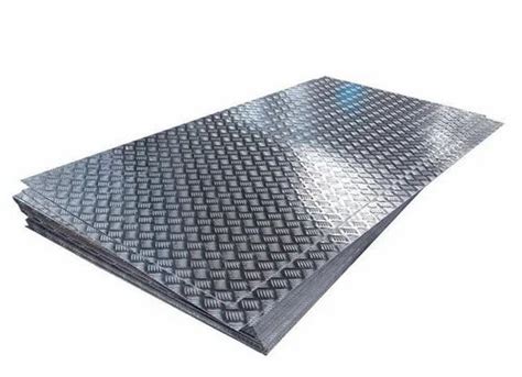 Mild Steel Hot Rolled Construction MS Chequered Plate Material Grade EN8 At Rs 60 Kg In Mandi