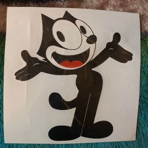 Felix The Cat Vinyl Decal Etsy