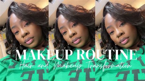 Hair And Makeup Transformation Woc Makeup Routine Youtube