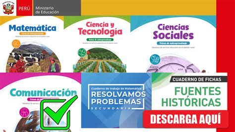 📚 【 Minedu Fichas De Autoaprendizaje 2021 De 1 ° A 5 ° Grado En El área De Comunicación Del