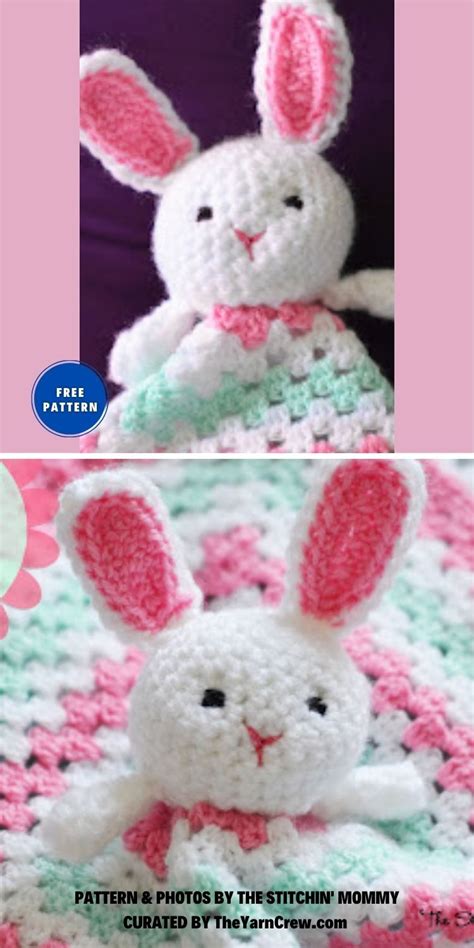 8 Crochet Bunny Lovey Patterns For Your Little One The Yarn Crew