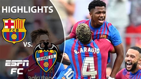 Ansu Fati Scores As He Returns From Injury As Barcelona Smash Levante