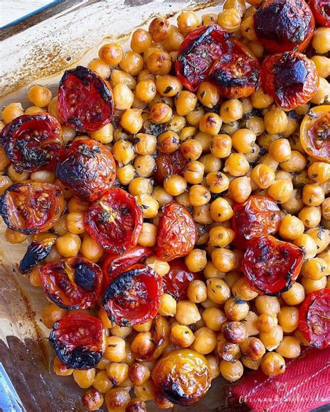 Garbanzos Al Horno Con Tomatitos Cherry Cocinandomelavida