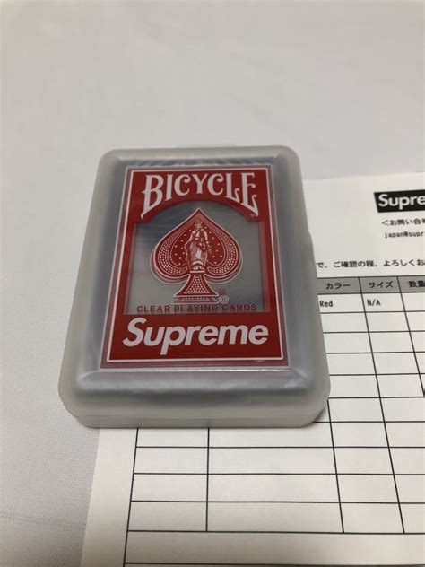 2020aw Bicycle Clear Playing Cards Supremeシュプリーム｜売買されたオークション情報、yahooの商品情報をアーカイブ公開 オークファン