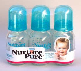 3-Pack NurturePure 4 oz. Glass Baby Bottles,nurture pure,glass bottles ...